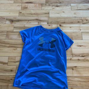 blue under armour t shirt